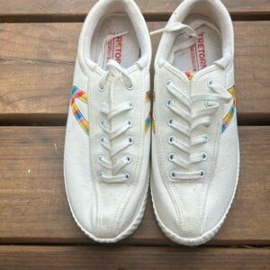 Tretorn Women's Nylite White Rainbow Sneakers (Las)